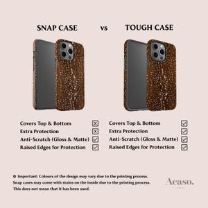 Bambi Spots Case for iPhone 16, Galaxy S25, Pixel 9 Series & More Animal Print Fall Phone Cases image 5