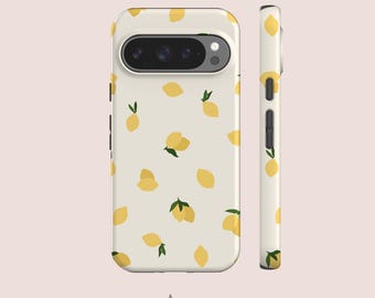 Mini capas Lemons para Pixel 10, 9, 8, 7 e 6 Series