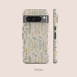 Google Pixel 7 Phone Cases - Wildflowers Case for Google Pixel 6, Pixel 5, Pixel 4a, Pixel 3a & More by Acaso
