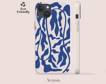 Blue Sea Algae Eco Case for iPhone & Galaxy Devices, Plastic-Free Phone Cases
