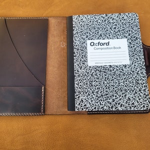 Leather Composition Notebook Cover