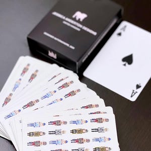 Weihnachten Inspirierte Designer Nussknacker Spielkarten Einzigartig Made in UK Spiele Party Freunde und Familie