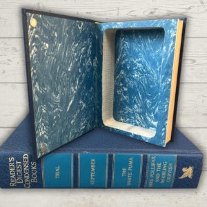 Hidden Book Safe – Handmade Hollow Book with Magnetic Closure | Secret Storage Stash Box | Real Repurposed Vintage Book | Readers Digest