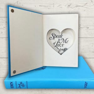 Hidden Book Safe – Handmade Hollow Book | Engagement Box | Secret Storage Stash Box | Real Repurposed Vintage Book | Love