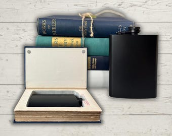 Paquete de libros con frascos para padrinos de boda: más de cuatro libros huecos vintage con frascos ocultos de 237 ml: una idea única para regalar en bodas.