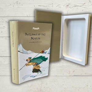 Hidden Book Safe – Handmade Hollow Book with Magnetic Closure | Real Repurposed Book | Outlaws of the Marsh