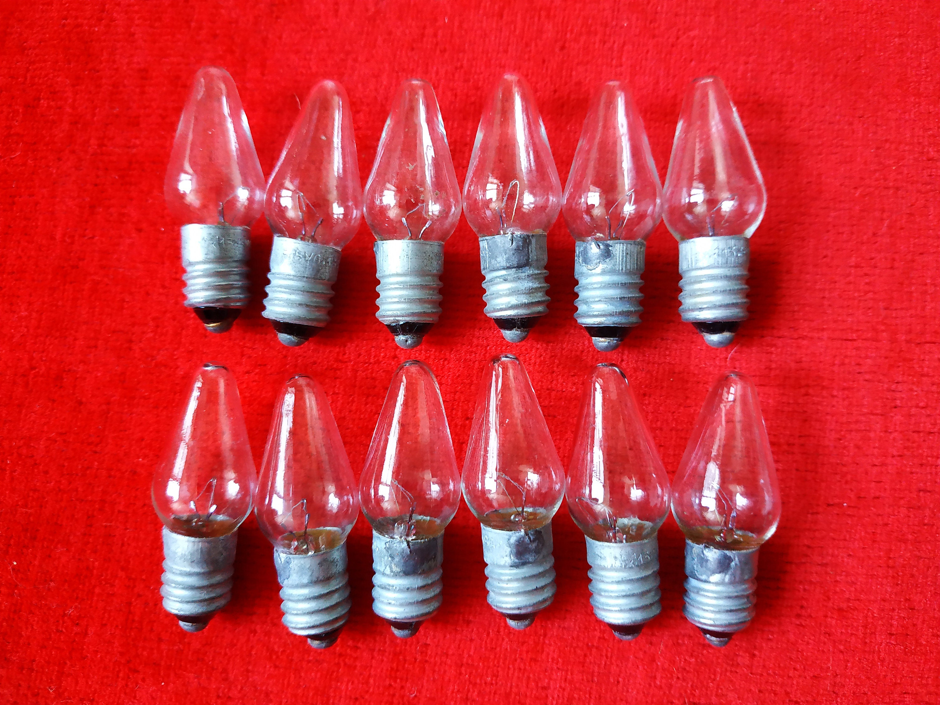 Vintage tiny bulbs. Small bulbs. Etsy
