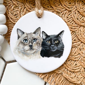 Double Hand Painted Pet Portrait