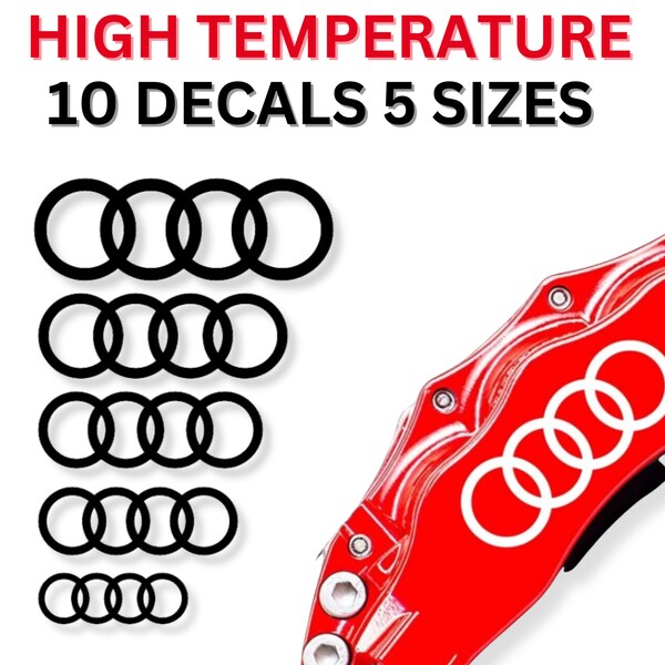 Brake Caliper Decals Etsy