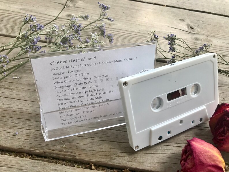 60 minute custom cassette mixtape make your own custom Etsy