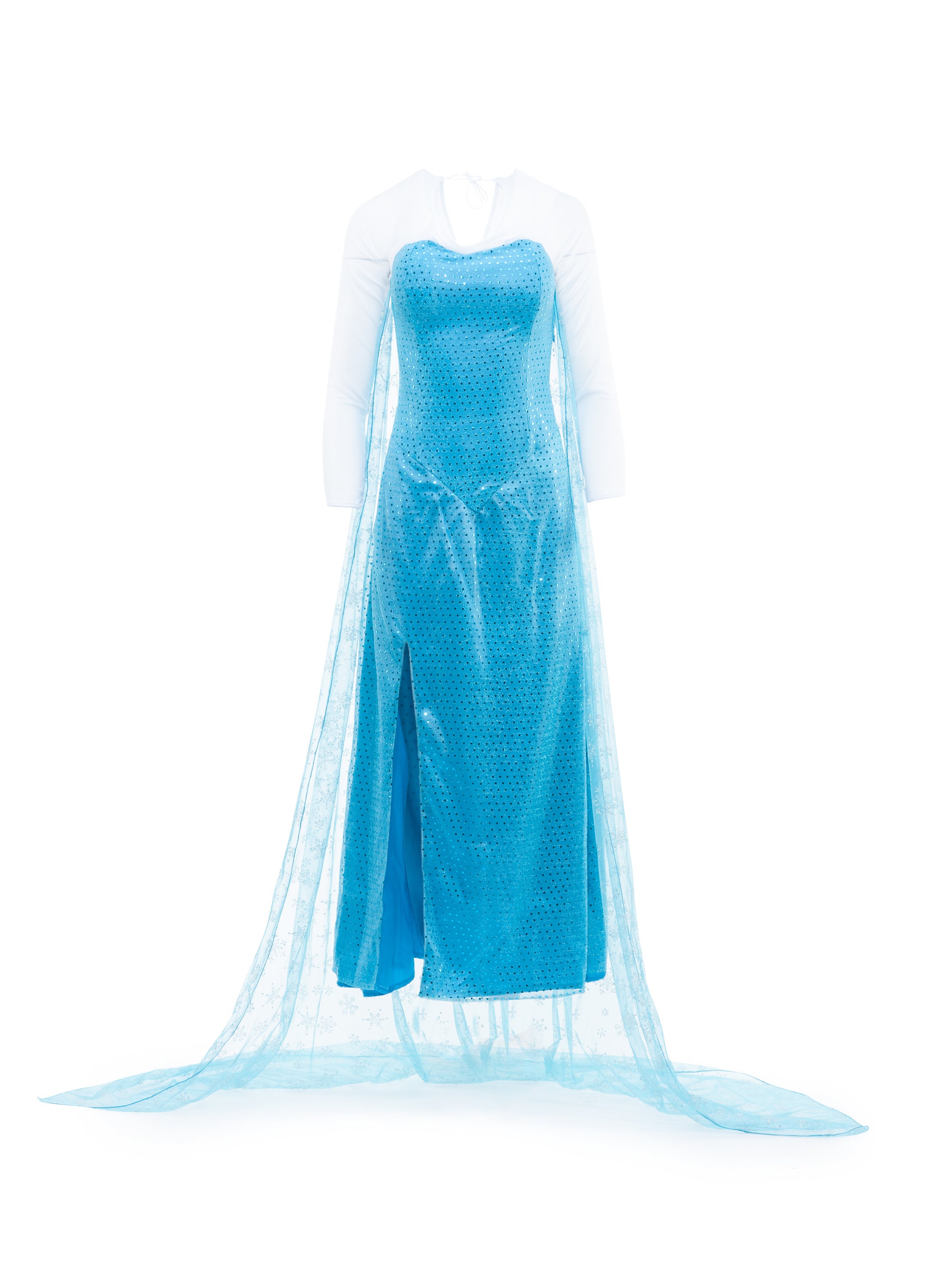 Elsa Costume Adult Ice Queen Frozen Dress for Women Elsa Inspired Dress Elsa  Princess Dress with Cloak, Blue XL : Amazon.in: Clothing & Accessories