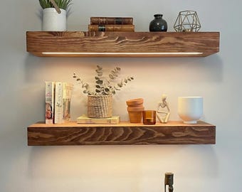 Floating Led Shelf, Floating Shelf with 12V DC LED Light