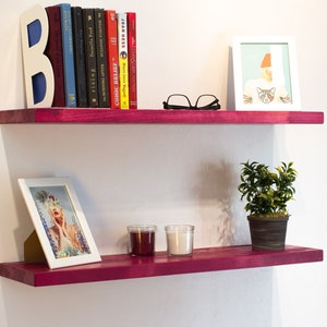 Floating Shelf Kitchen Entryway Hidden Bracket, Custom Size Floating Shelf, Wall Mounted Floating Custom Sized Floating Shelf