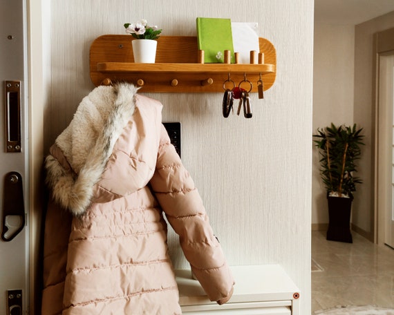 Perchero y llavero de pared hot sale