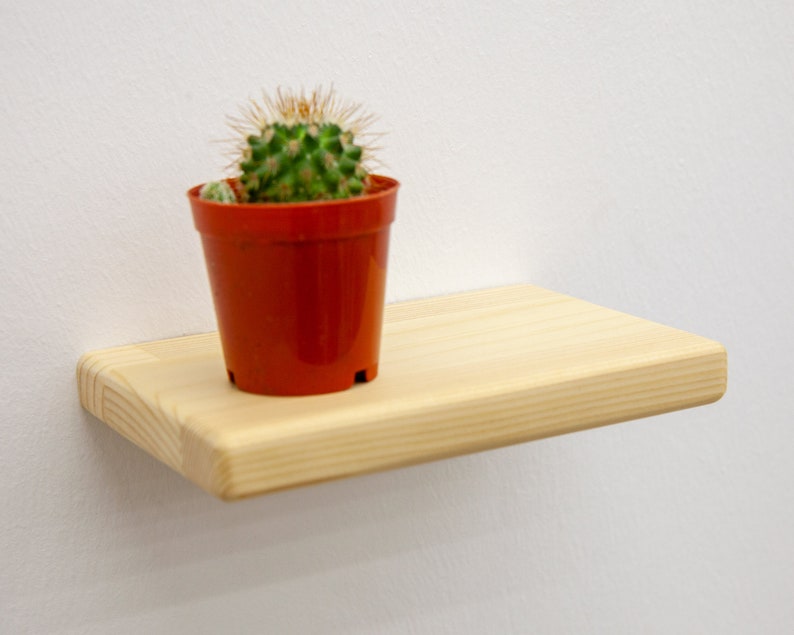 Wood Floating Shelves Any Custom Size Floating Shelves Wall Etsy