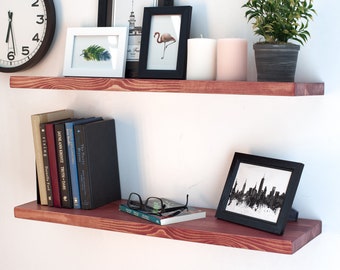 Estante flotante moderno con soporte oculto para la entrada de la cocina, estante flotante de tamaño personalizado, estante de pared de tamaño personalizado, organizador de cocina