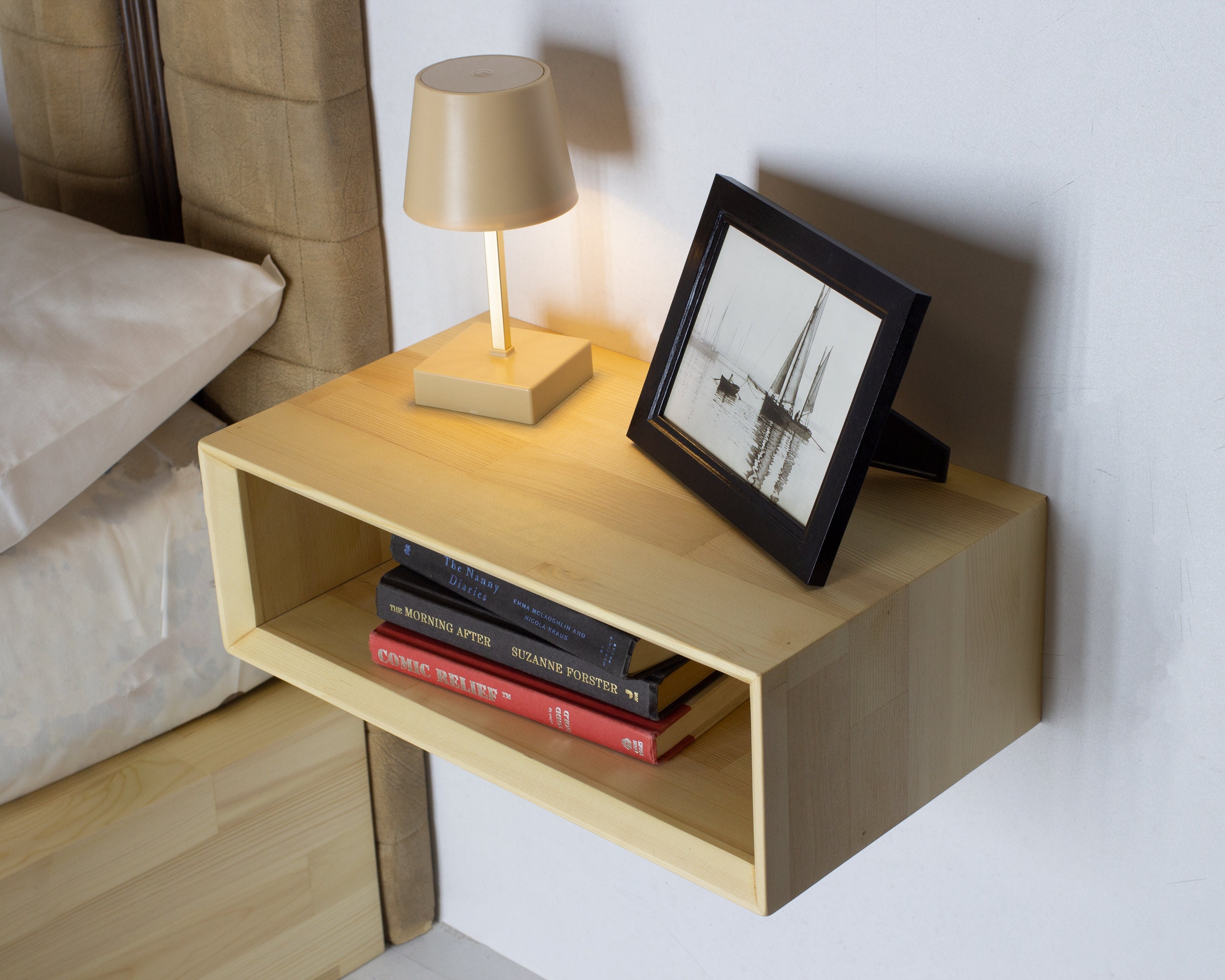 Nightstand Modern Night Stand 1pc Simple Light Luxury Bedside Table Bedroom  Furniture Simple Art Bedside Table Wood Bedside Table Bedside Table End