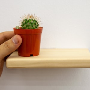 Wood Floating Shelf, Any Custom Size Floating Shelf, Wall Mounted Floating Custom Sized Floating Shelf