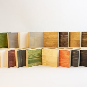 SAMPLES for Floating Shelves | Wooden SAMPLES ONLY | Free Shipping |
