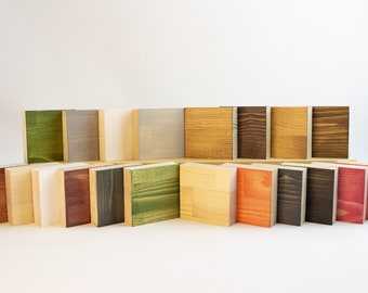 SAMPLES for Floating Shelves | Wooden SAMPLES ONLY | Free Shipping |
