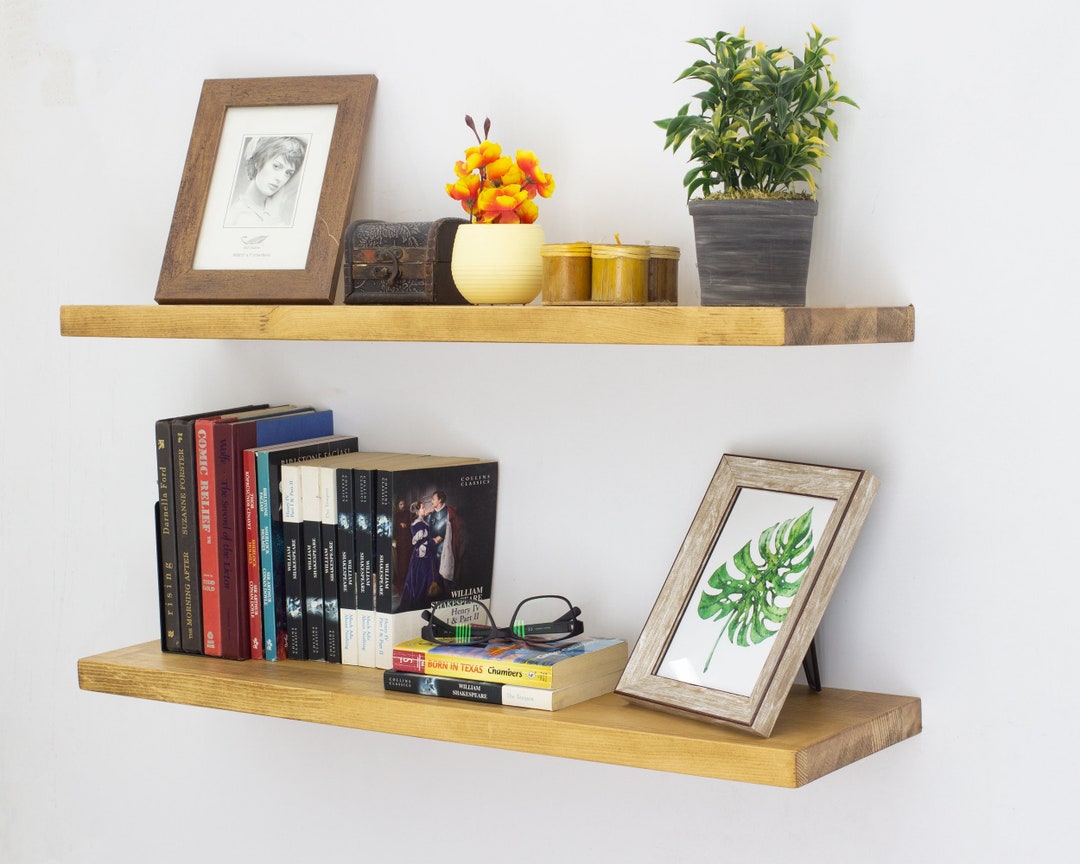Custom Floating Shelf, Floating Book Shelf, Wall Mounted Floating Shelf ...