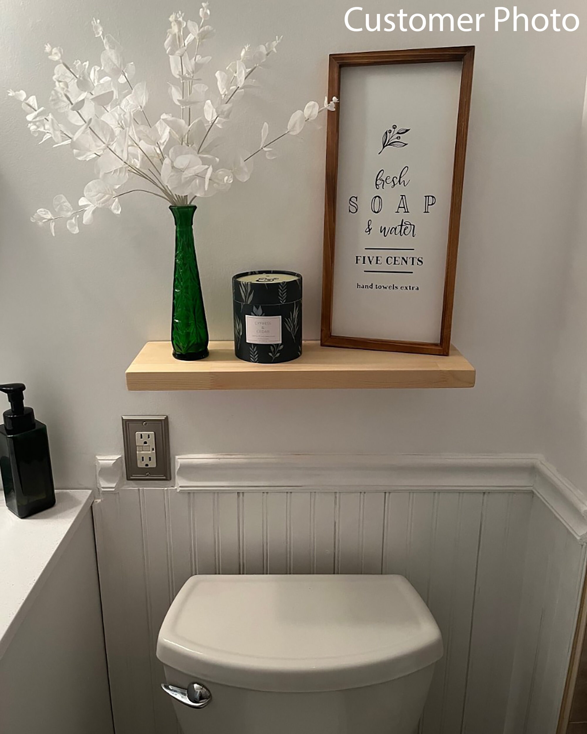 Modern Wood Floating Shelves Custom Size Floating Shelves Etsy UK