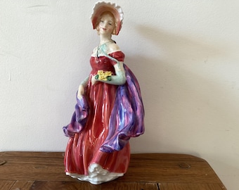 ロイヤルドルトン イギリス製 陶器製 人形 1962年作 Fair Lady 1962 Royal Doulton Ladies Figurine Fair Lady HN2832, Retired