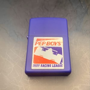 Zippo Pep Boys Indy Racing League Lighter 1998 Design ( New old Stock )