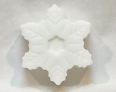 Snowflake Soap Favors, Singles, All Natural Hand Made Shea Butter Soap Party Favors
