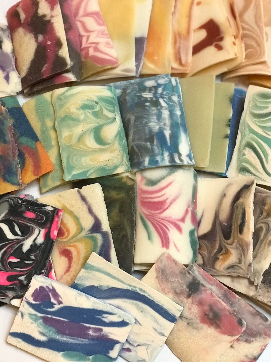 Single Use Soap Slivers Homemade All Natural Soap Etsy