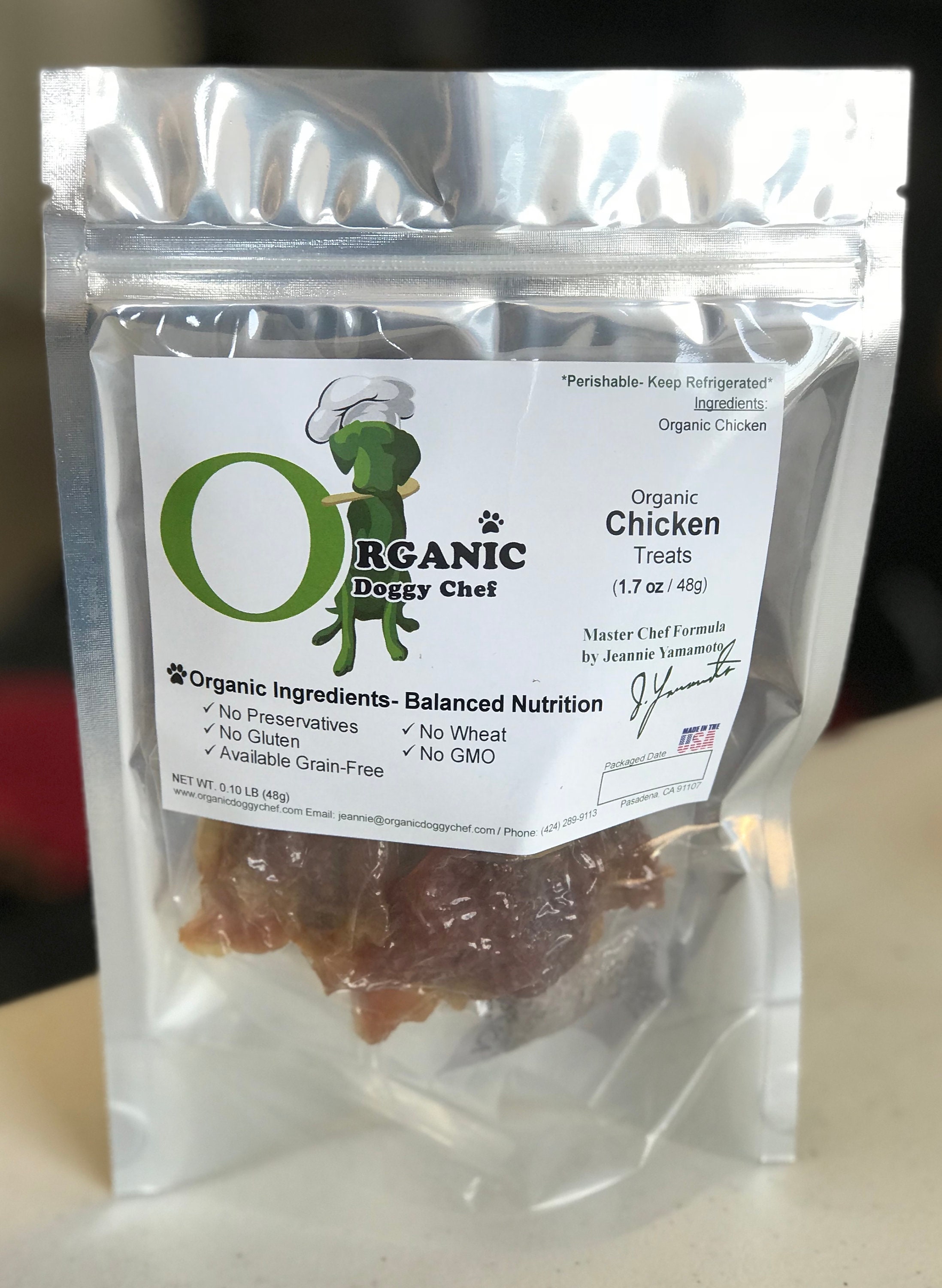 Organic Chicken Jerky. 100% Natural Organic Healthy Dog Treats - Etsy