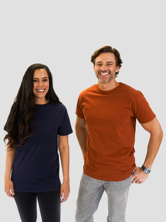 Unisex Organic Cotton Crew Neck T-Shirt: Soft & Durable