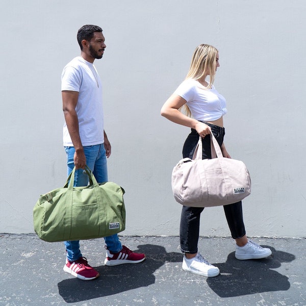 Organic Cotton Gym Bag | Unisex Gym Bag | Gym Bag Woman | Man Gym Bag | Gym Gift For Him | Eco Friendly bag | Gifts for dad | Gifts for grad