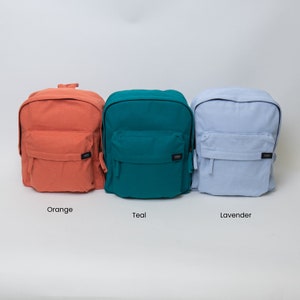 Organic Cotton Canvas Mini Backpack | Backpack Purse | Minimalist Backpack | Gifts for Her | Fashion Mini Backpack | Mini backpacks for Men