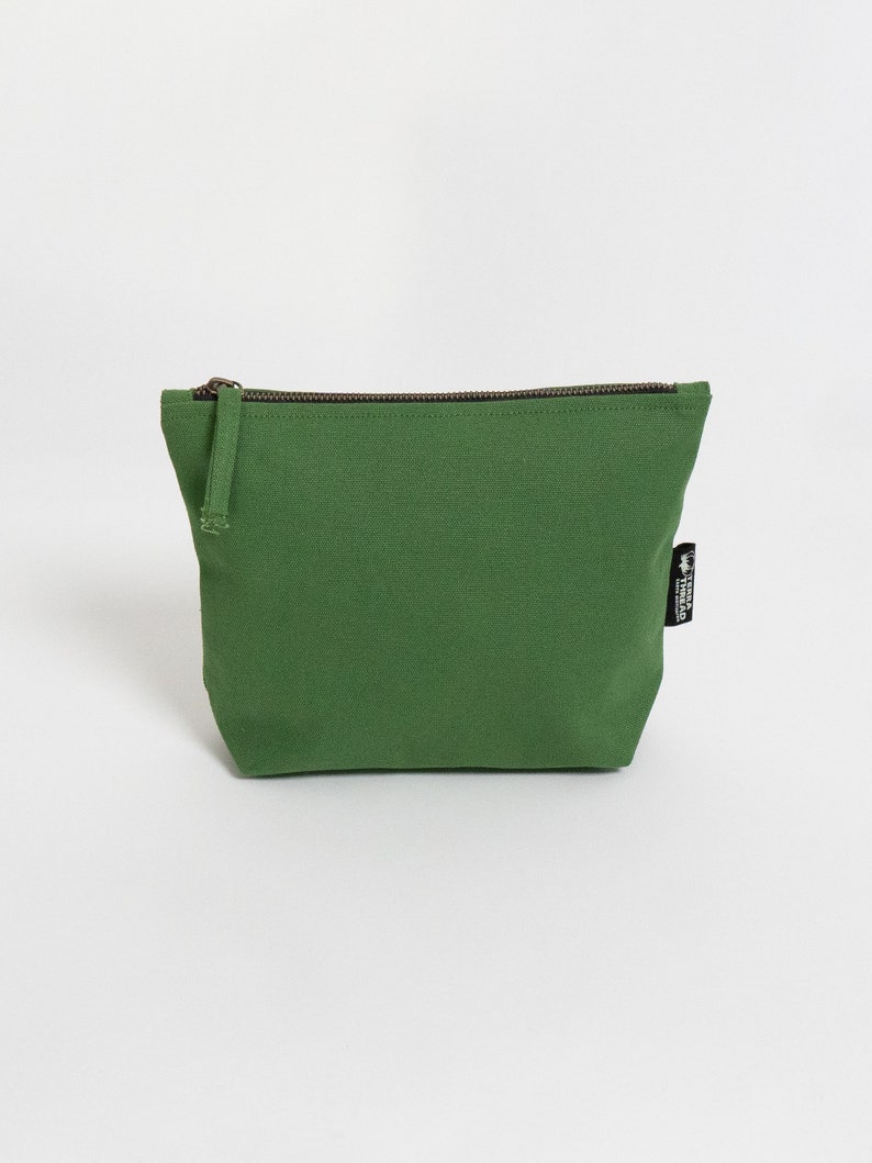 emerald green makeup bag