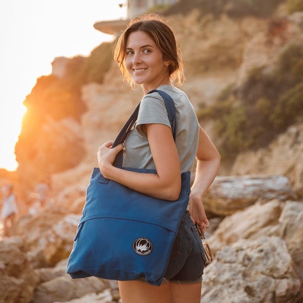 Fairtrade Shoulder Bag | Women Shoulder Bag | Gifts For Her | Sustainable Bag | Shopper Tote | Canvas Tote Bag | Gifts For Him | Travel Tote