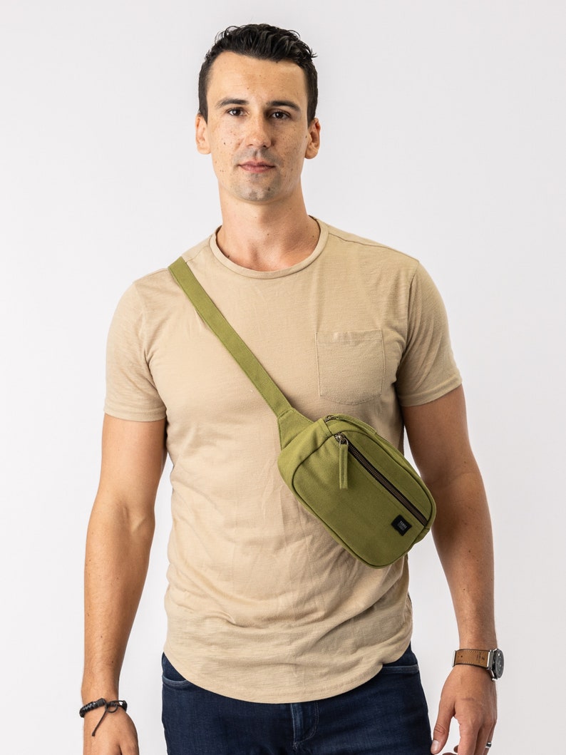 green fanny pack