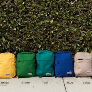 canvas backpack school