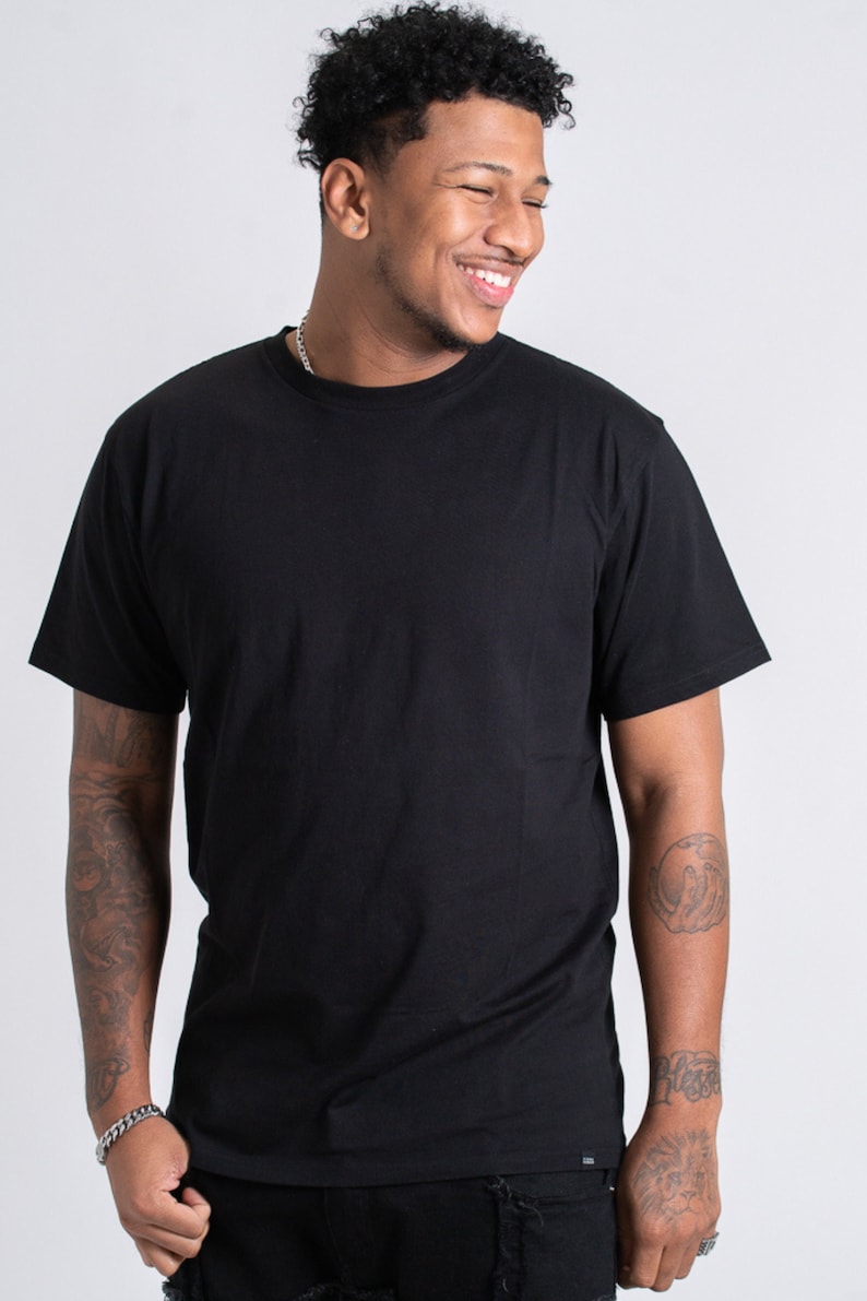 black cotton tshirts