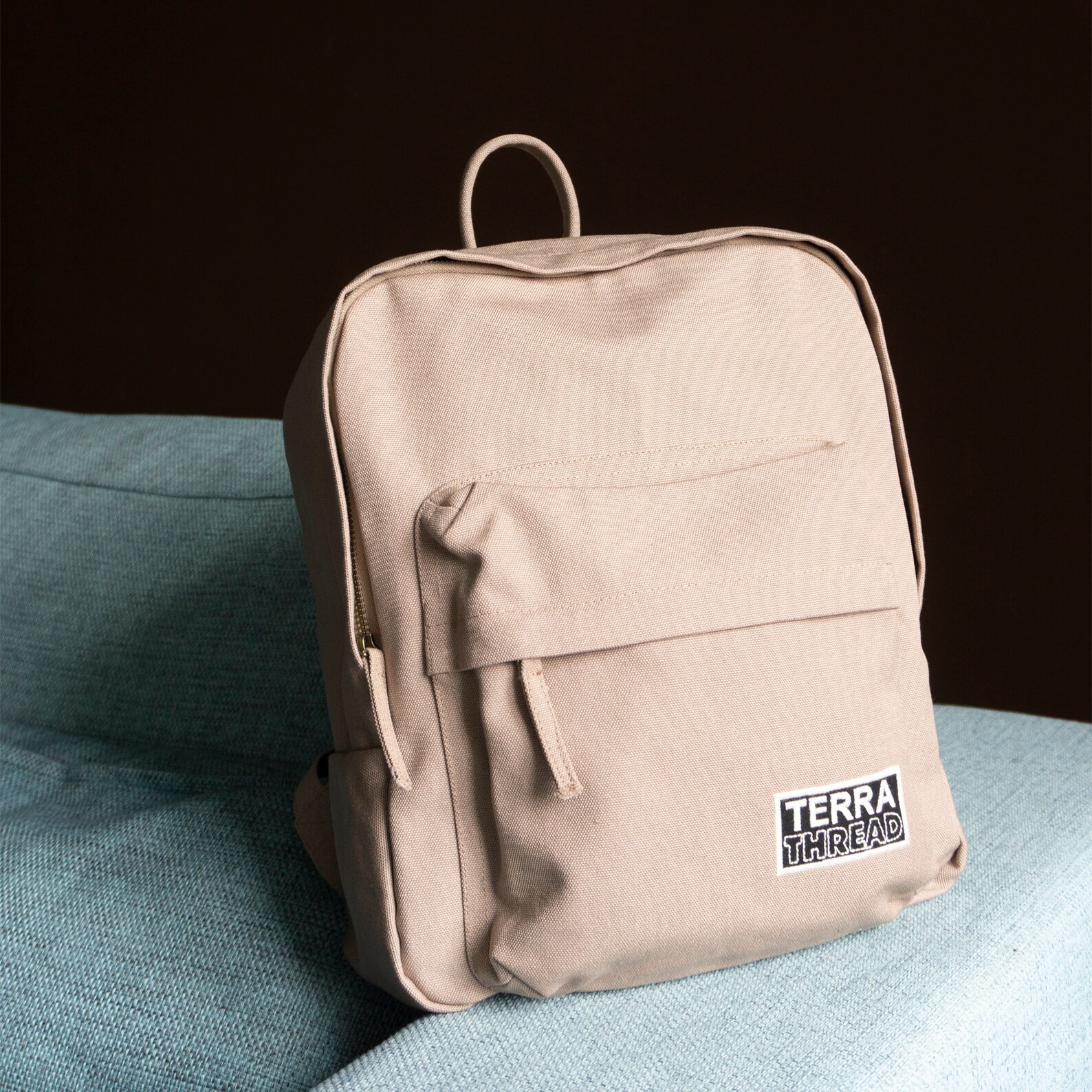 Organic Cotton Mini Backpack for Everyday Use Etsy