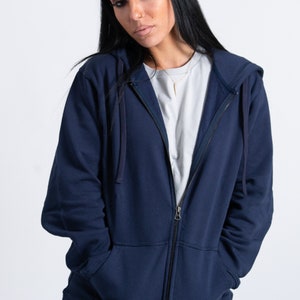 full zip up hoodies made with organic cotton