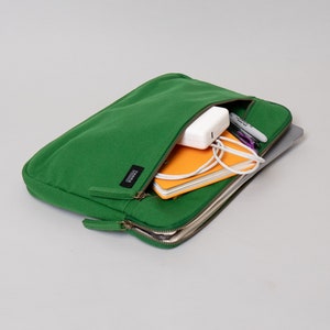 green macbook air case