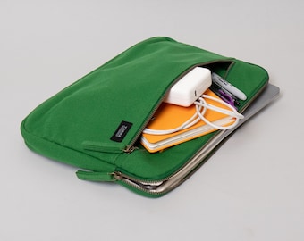 Laptop sleeve for MacBook Pro 13-14 inches | Organic cotton 13" Laptop case | Vegan Laptop sleeve | Fairtrade Computer Case for MacBook Air