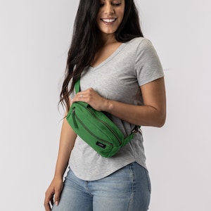 green fanny packs for women