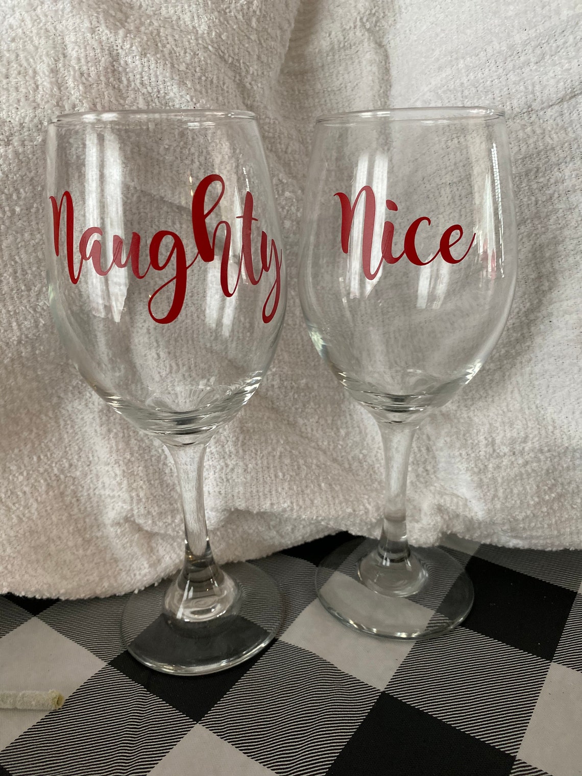 naughty nice wine glass