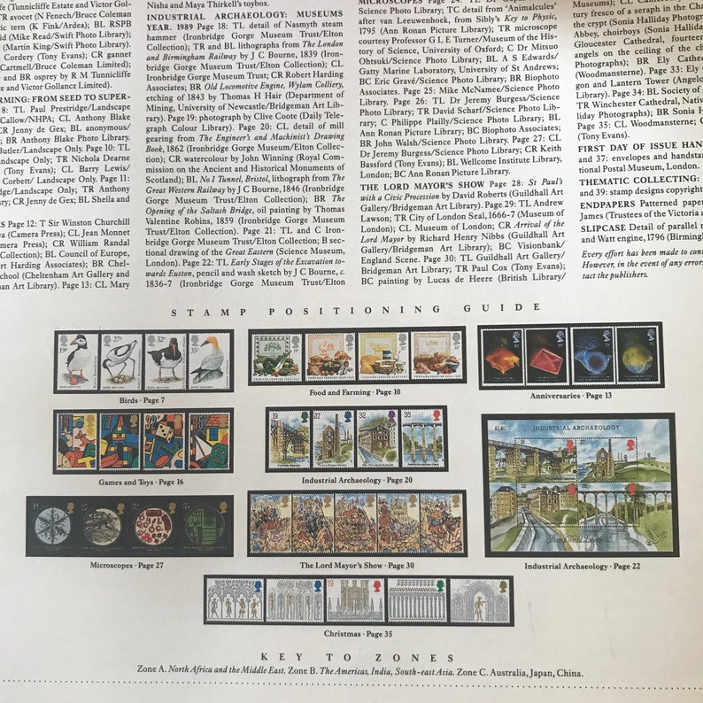 1989 Royal Mail Special Stamps Book and stamps with Slip Case