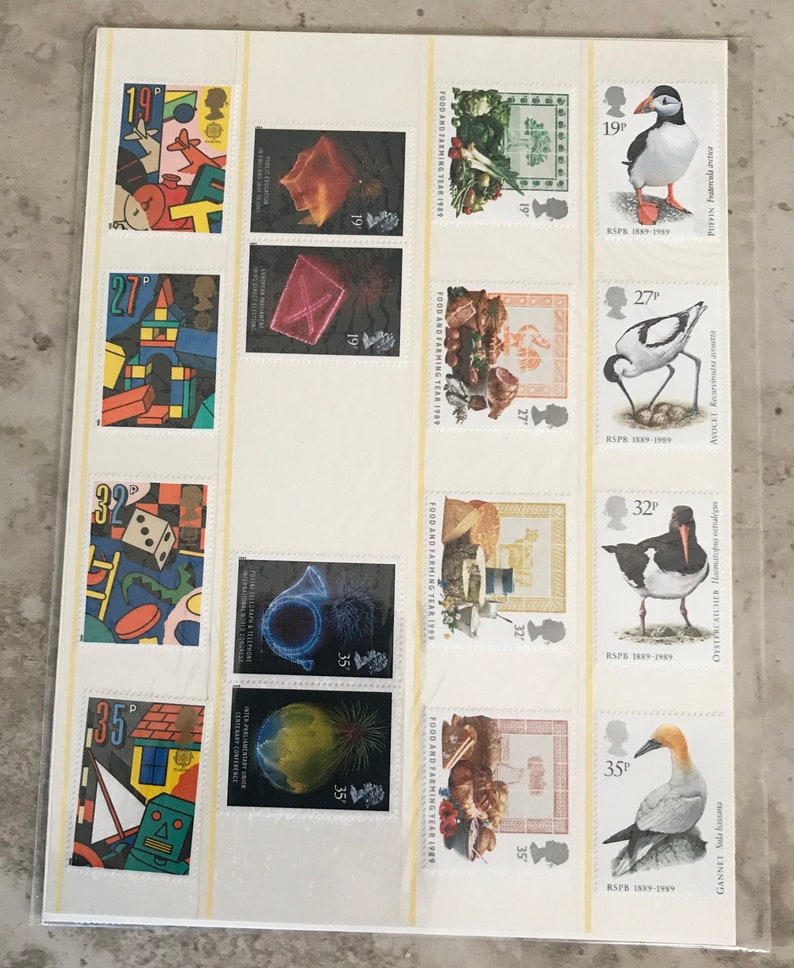 1989 Royal Mail Special Stamps Book and stamps with Slip Case