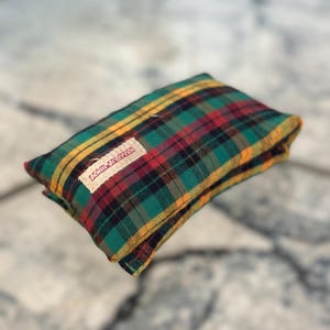 Reusable Hot & Cold Pack – Flaxseed + Rice Therapy Sock – Microwave or Freeze – Eucalyptus Scented, Relaxation Aid, Handmade Wellness Gift