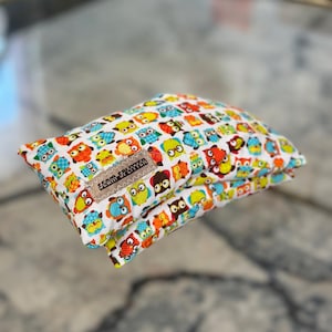 Reusable Hot & Cold Pack – Flaxseed + Rice Therapy Sock – Microwave or Freeze – Eucalyptus Scented, Relaxation Aid, Handmade Wellness Gift