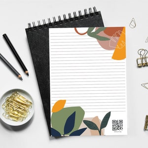 Modelos de escrita de cartas em papel A4 JW QR Code